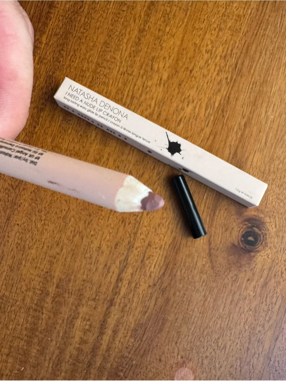 Natasha Denona Nude Lip Crayon - Soft Pink Nude in shade NP1